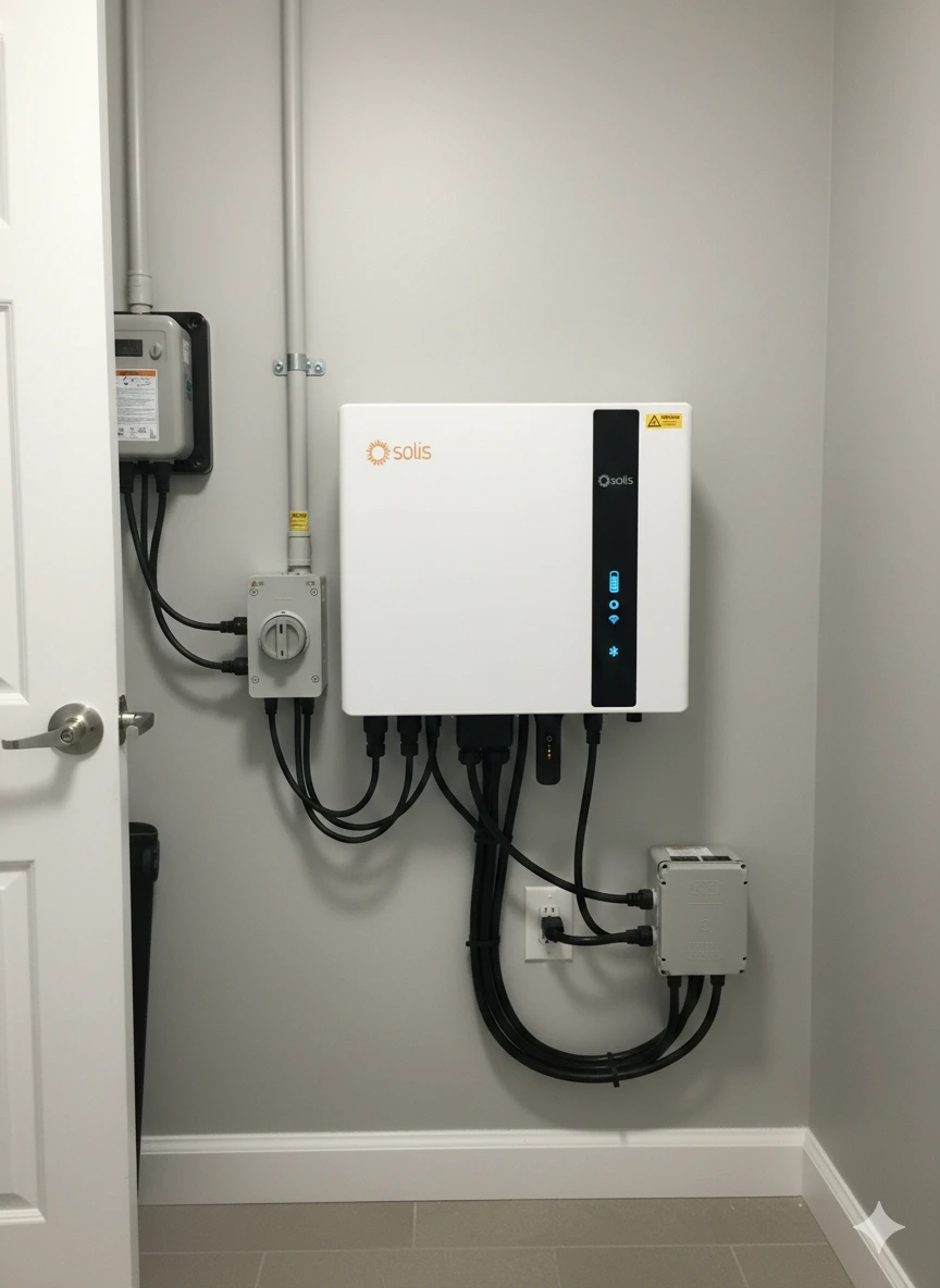 Instalasi Inverter Solis